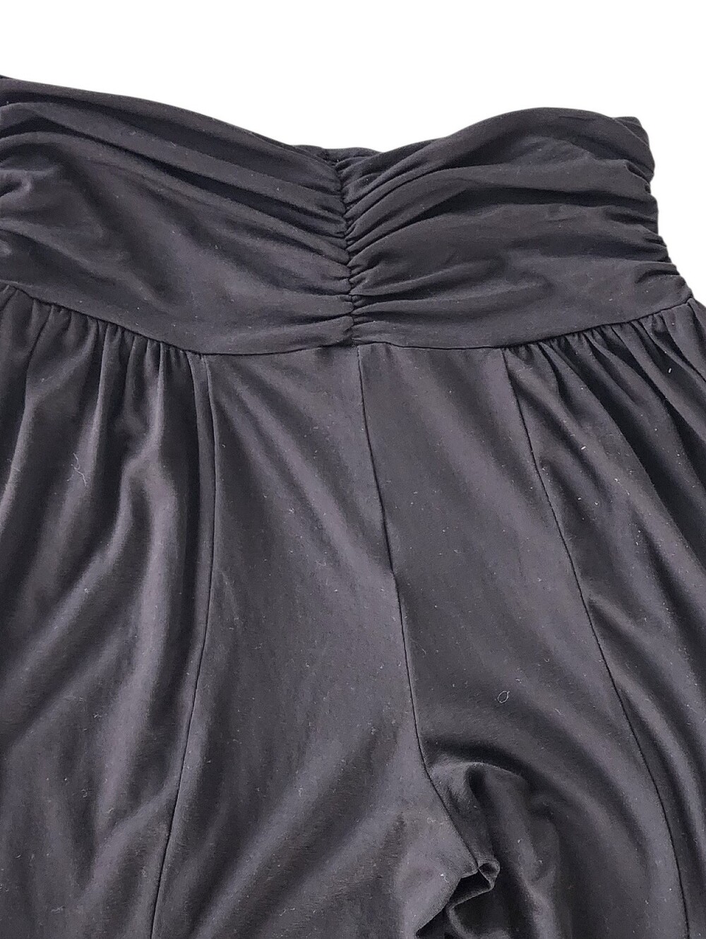 Black Tiered Wide-Leg Pants - Women's - Picture 8 of 13